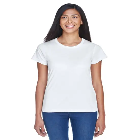 UltraClub® Ladie's Cool & Dry Sport Performance Interlock T-Shirt INDIGO {5}