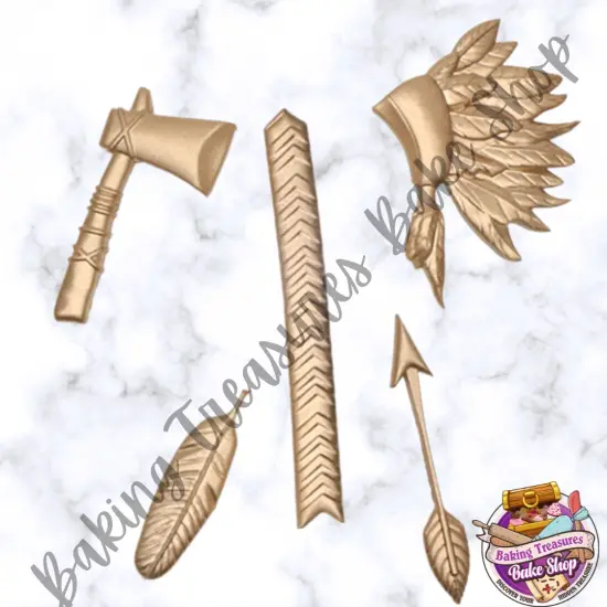 Native American Warrior Silicone Mold {3}