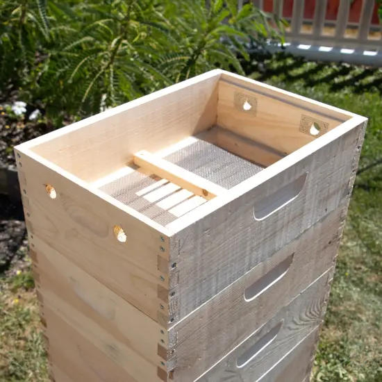 Stoney Acres Quilt Box Winter Hive Topper, Beekeeping Insulated Box for Winter Protection, Helps Retain Heat, Fits 8-Frame Langstroth Beehives {5}