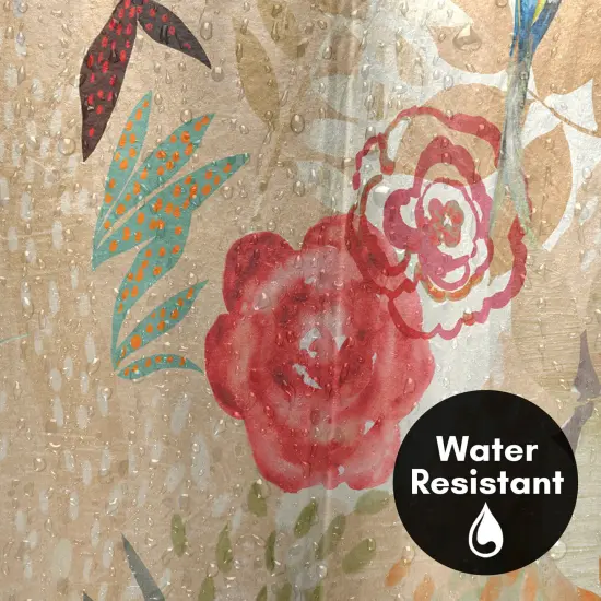 Americanflat 71" x 74" Shower Curtain, Where The Passion Flower Grows Ii by PI Creative Art {3}