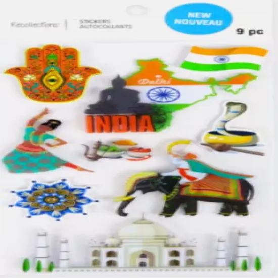 Recollections India Dimensional Stickers {1}