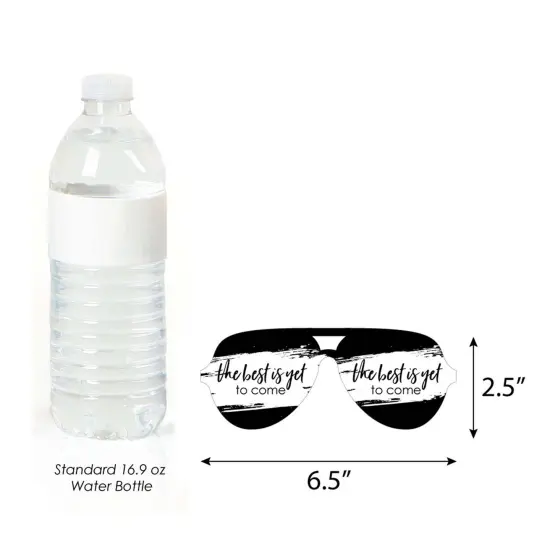 Big Dot of Happiness 2025 Black and White Graduation Glasses - Paper Card Stock Party Photo Booth Props Kit - 10 Count {6}