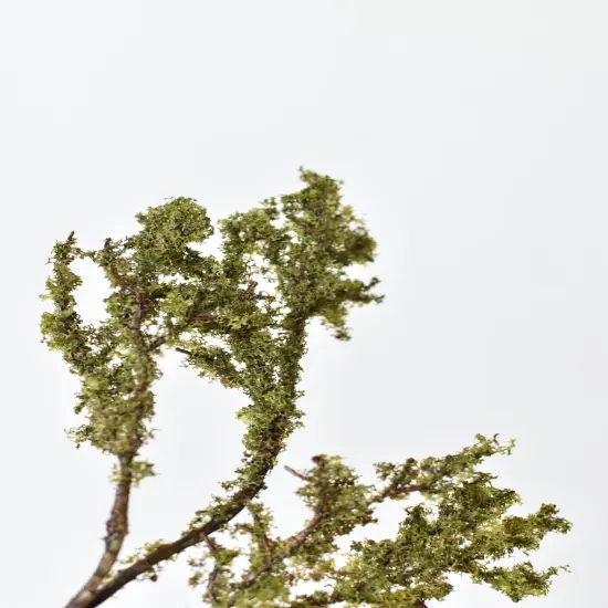 33" Faux Moss Twig Branch Stem {5}