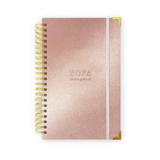 2025 dream.plan.do. planner &ndash; rose golden hour | 12 month weekly planner by lake + loft {1}