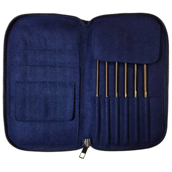 My Two Ladies | Infinity | Crochet Hook Set | Ebony | Sizes E, F, G, 7, H, I {6}