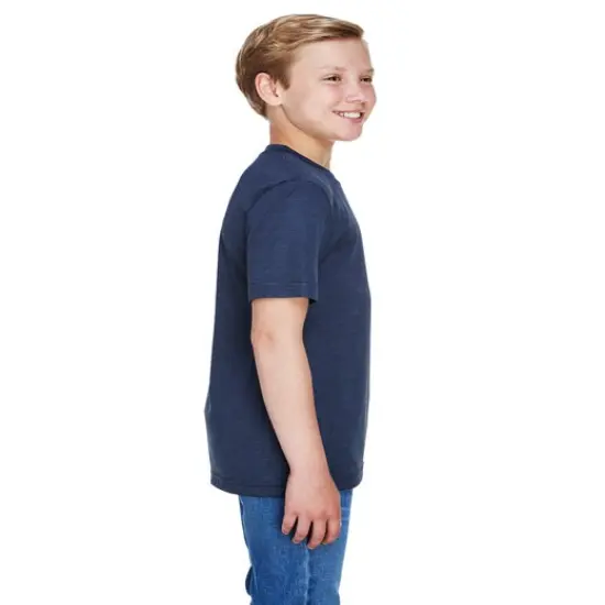 Team 365&reg; Youth Sonic Heather Performance T-Shirt SP ROYAL HEATHER {6}