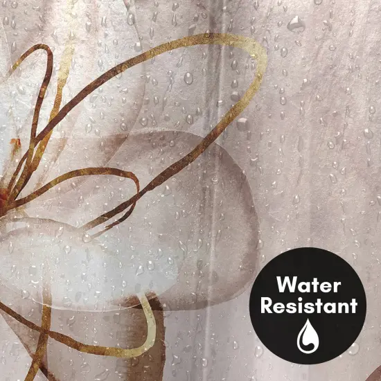 Transparent Beauty I by PI Creative Art Shower Curtain 71" x 74" {3}