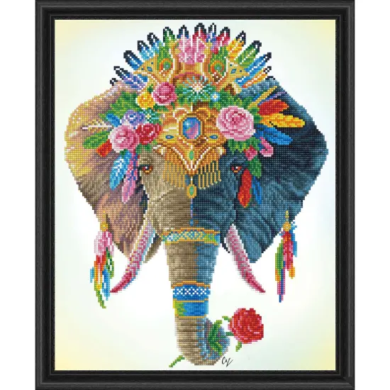 Diamond DotzBohemian Elephant Diamond Painting Multi {1}