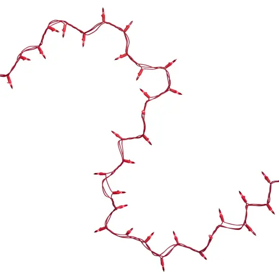 Northlight Mini Christmas Lights - Red -20' Red Wire - 100ct {6}