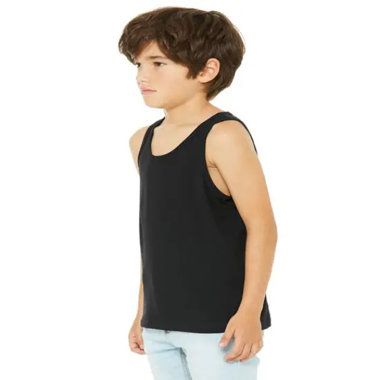 Bella + Canvas&reg; Youth Jersey Sleeveless Tank - 3480Y NAVY {6}