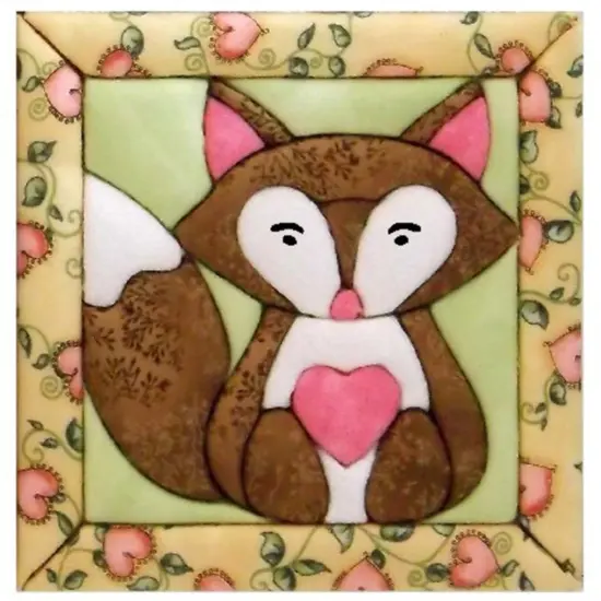 Quilt MagicMini Fox No-Sew Quilt Kit Multi {1}