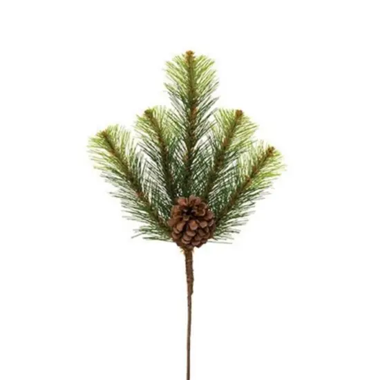 Empire Pine Pick With Pinecone 15" {1}