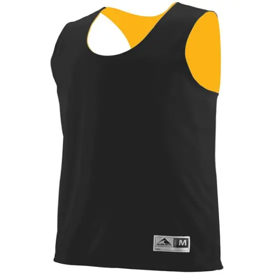 Augusta Sportswear® Youth Reversible Sleeveless Jersey ORANGE/ BLACK {7}