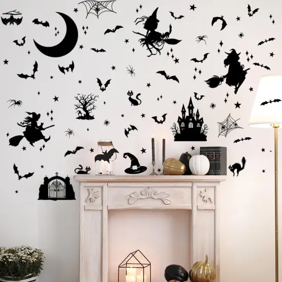 Halloween Witch Wall Decals {2}