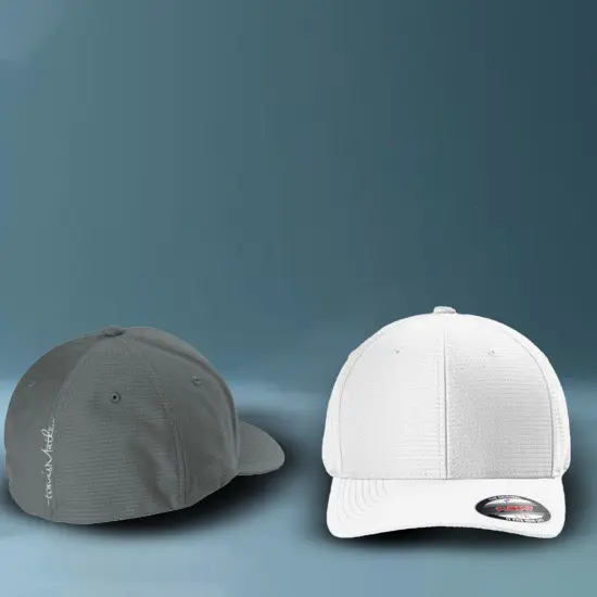 TravisMathew FOMO Solid Cap Structured Mid Profile Flexfit 63/33/4 cotton/polyester/polyurethane Blend Light Heather Grey {7}