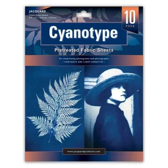 Cyanotype Fabric Sheets - 10 pack {1}