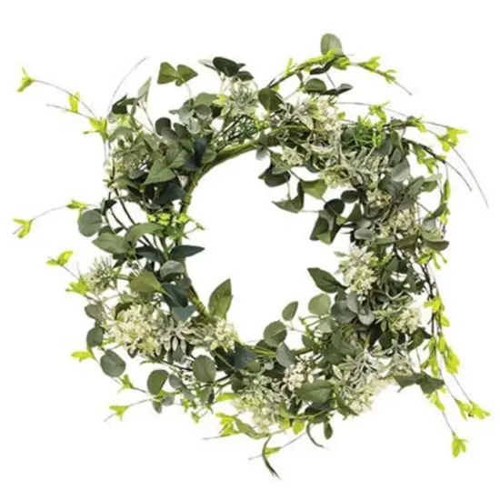 Mixed Queen Ann Heather Wreath 20" {1}