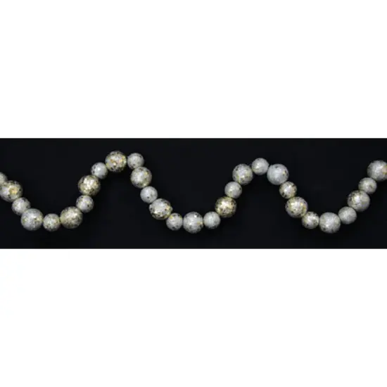 Platinum Glitter Ball Garland {1}