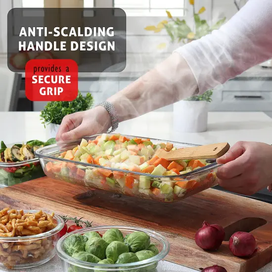 Eatex Baking Lasagna Pans Set with lid {6}