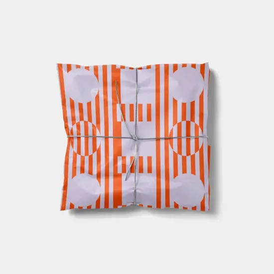 Modern Stripe Geo Gift Wrap {1}