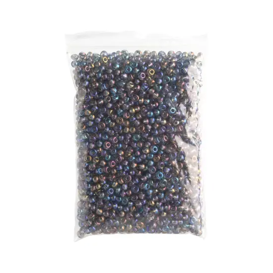 John Bead 6/0 Mixed Czech Glass Seed Beads, 100g Onyx Mix {4}