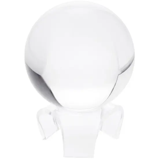 Plymor Clear Acrylic Display Riser for Spheres, 0.75" H x 2" W x 2" D {3}