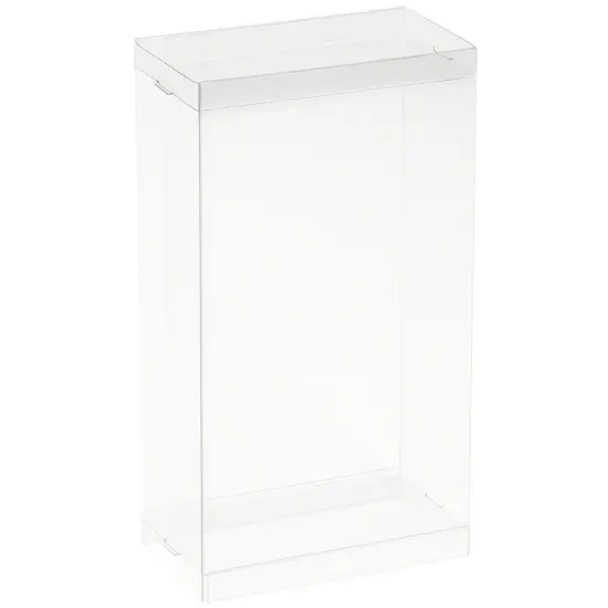 DollSafe Clear Folding Display Box for 5-6 inch Dolls and Action Figures, 4" W x 2.25" D x 6.5" H {1}