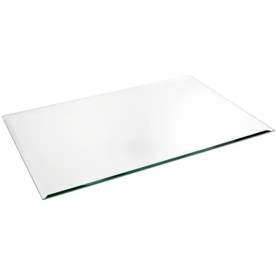 Plymor 12" x 18" Rectangle, 5mm Thick Beveled Glass Mirror {1}