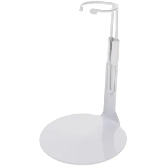 Kaiser 1001 White Adjustable Doll Stand, fits 3.5 to 5 inch Dolls or Action Figures, waist width adjusts from 0.625 to 0.75 inches {1}