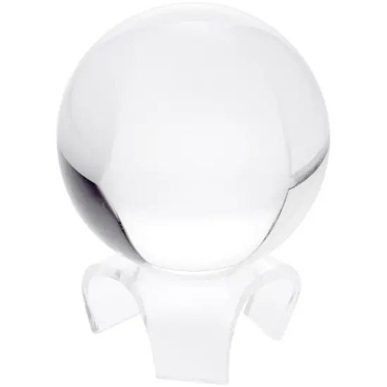 Plymor Clear Acrylic Display Riser for Spheres, 1" H x 2.5" W x 2.5" D {3}