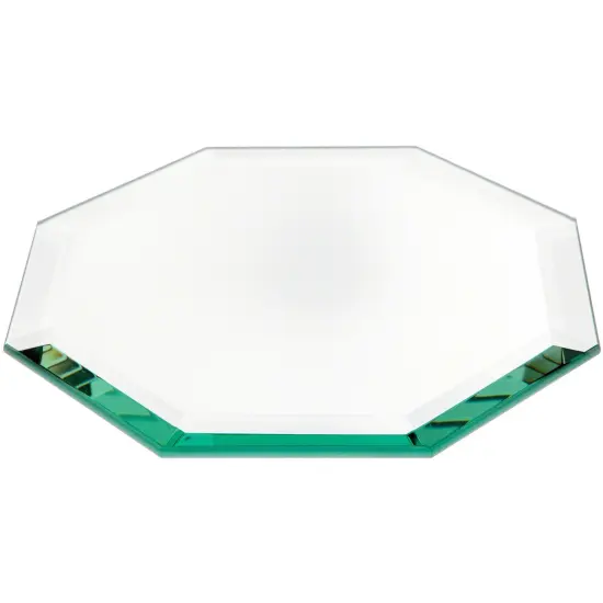 Plymor 6" Octagon, 5mm Thick Beveled Glass Mirror {1}