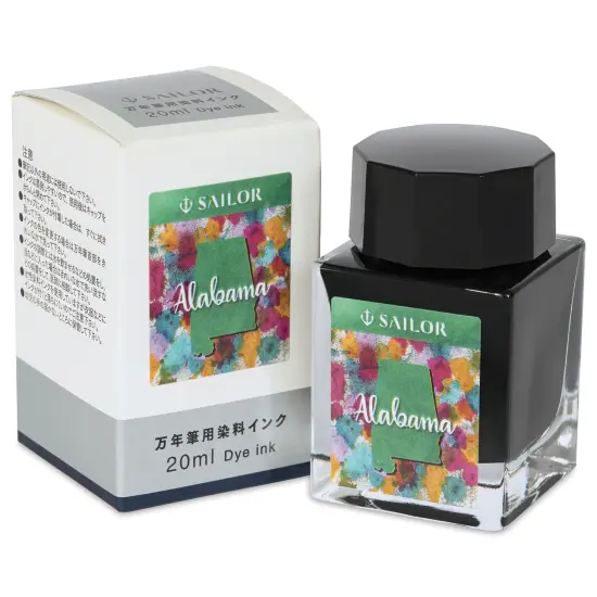 Sailor USA State Ink - Alabama, Collard Green, 20 ml {1}
