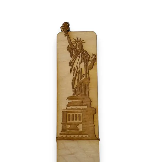 Bookmark - Statue Of Liberty - Birch wood {2}
