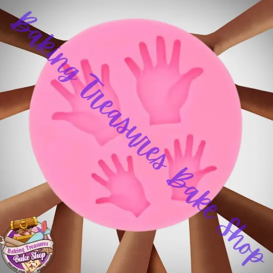 Small and Large Hands Silicone Mold {1}
