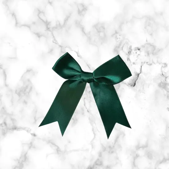 12 Ct Verdant Bow Satin Ribbon {1}