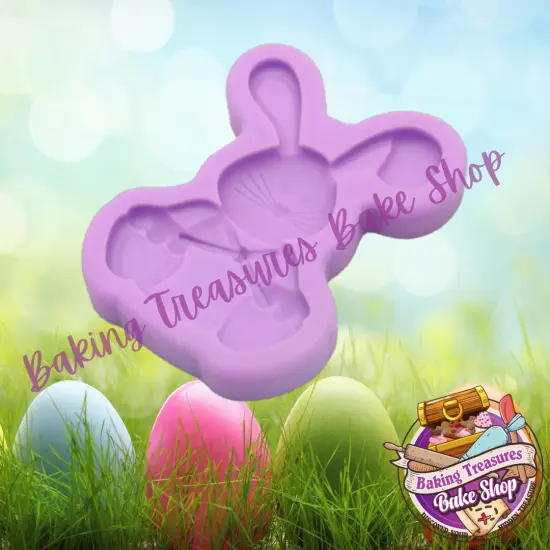 Playful Easter Bunny Silicone Mold {2}