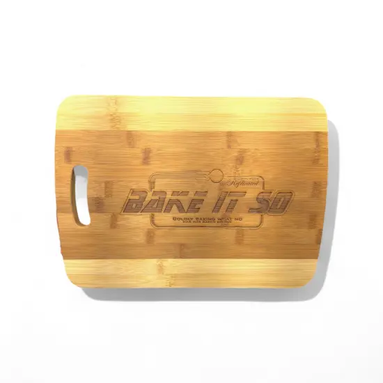 Bake It So Cutting Board 14''x9.5''x.5'' Bamboo {1}