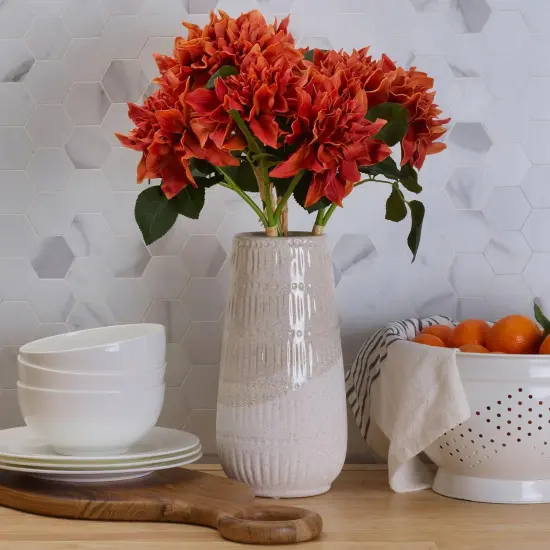 Copper Mum Artificial Flower Stems Fall {5}