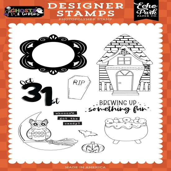 Ghosts And Goblins Stamp Set-Brewing Up Something Fun {1}
