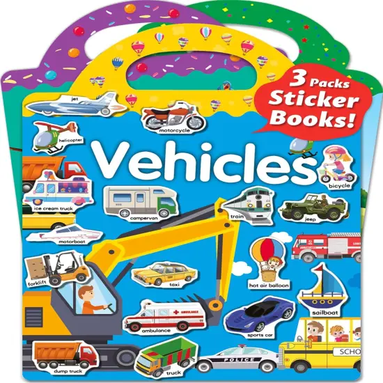 Reusable Sticker Book for Toddlers 2-4 Years, Stickers for Kids {1}