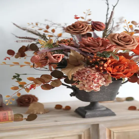 48pcs with 8 Kinds of Faux Fall Greenery {5}