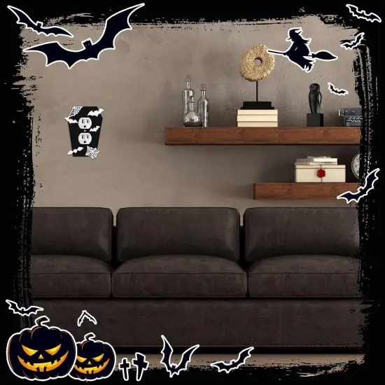 3 Pieces Gothic Coffin Light Switch Cover {6}