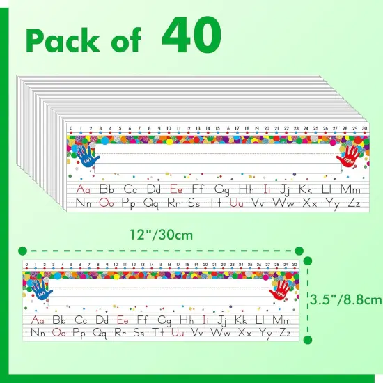 40 PCS Desk Nameplates {2}