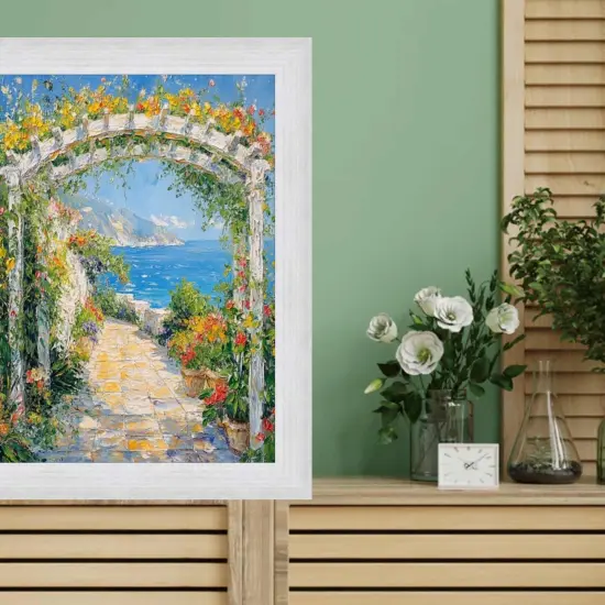 Brushed Silver Metal Pewter Picture Frame 14x17 frame {6}