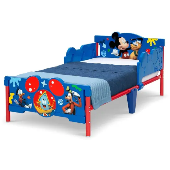 Mickey Mouse 3D Toddler Bed, Blue {5}