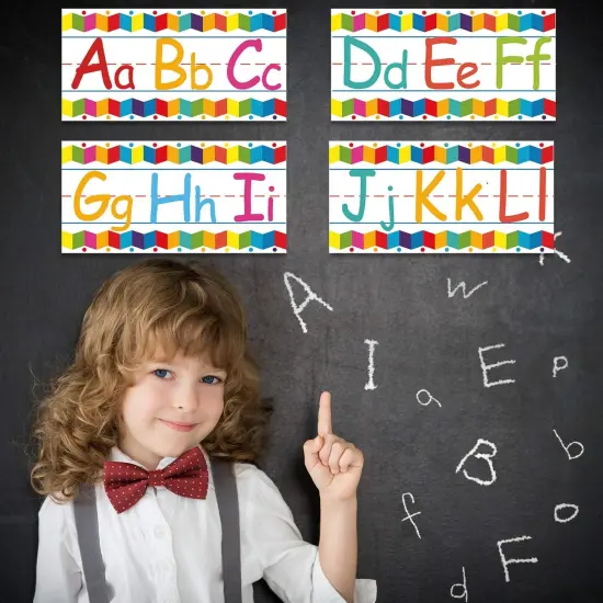 12 Sheets Alphabet Line for Classroom Wall {3}