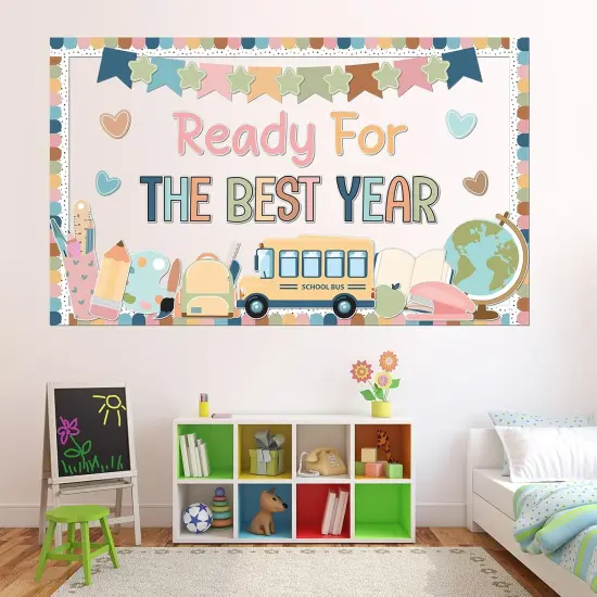 Boho Back to School Bulletin Board Decoration {3}