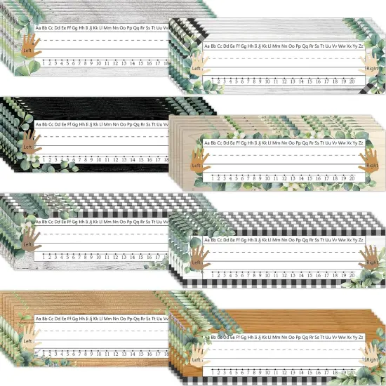 72 Pcs Farmland Name Plates for Classroom Desks {1}