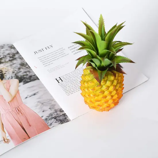 Artificial Pineapple, Realistic Artificial Fruit Fake Pineapple (8.2") {2}