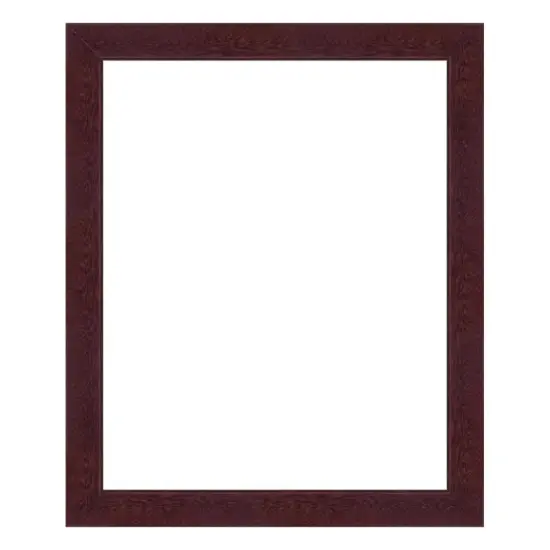 Mahogany Wood Picture Frame - Flat Modern Framing {1}